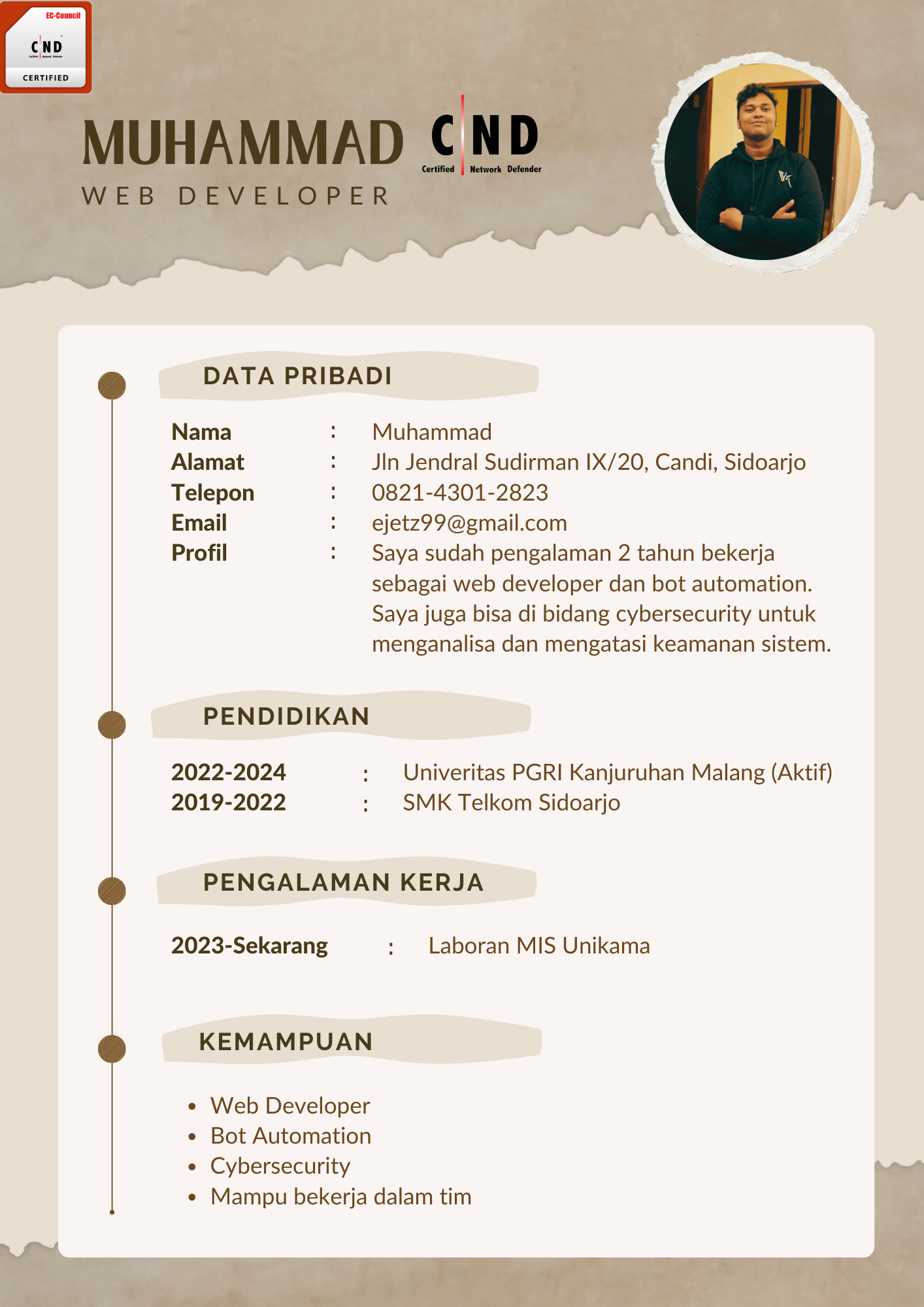 Preview CV Muhammad